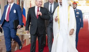 بوتين وولي عهد ابو ظبي